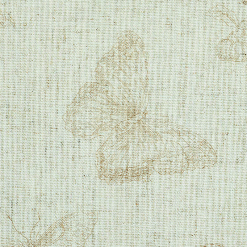 Baudin Butterfly Linen in Natural by Schumacher Butterfly Botanical Wallpaper – Schumacher 5011832