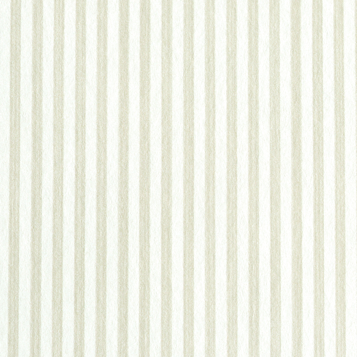 Edwin Stripe Narrow wallpaper in Naturelle by Schumacher, featuring a classic narrow stripe pattern in a neutral colorway.