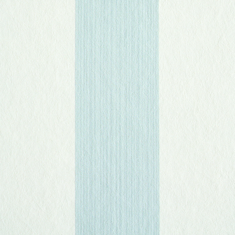 Edwin Stripe Medium Sky by Schumacher Classic Blue and White Striped Wallpaper – Schumacher 5011880