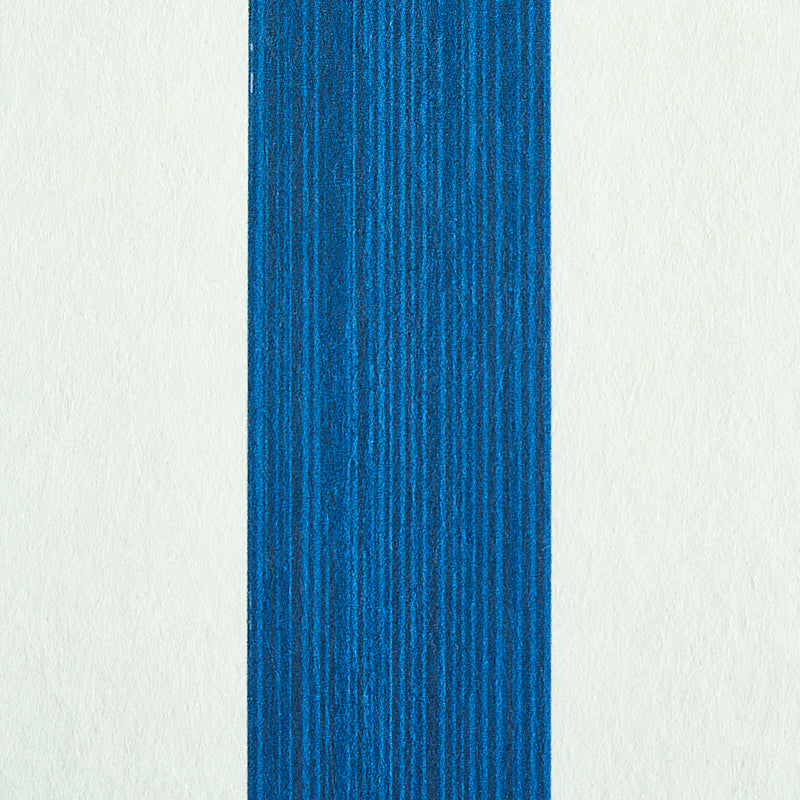 Edwin Stripe Medium Navy by Schumacher Classic Stripe Wallcovering – Schumacher 5011887