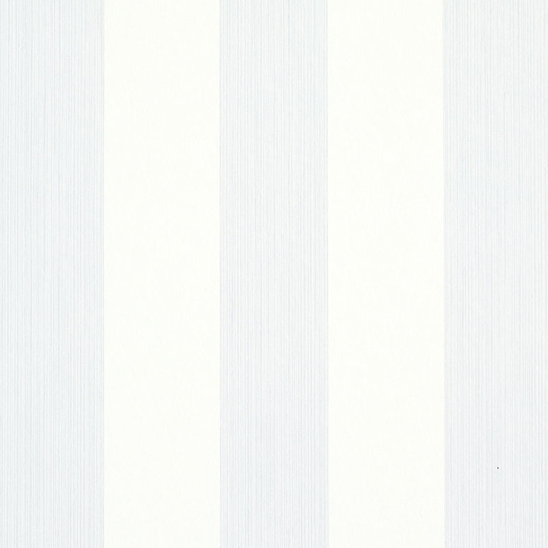 Edwin Stripe Wide wallpaper in lavender by Schumacher, wide vertical stripes with subtle texture