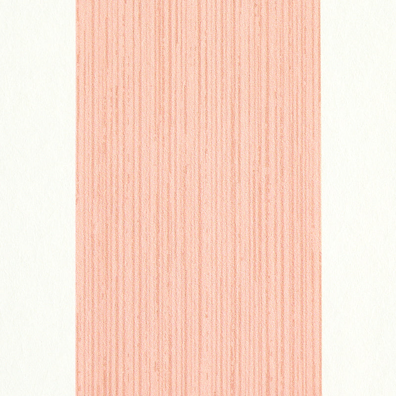 Edwin Stripe Wide Pink by Schumacher Stripe Wallcovering Collection – Schumacher 5011915