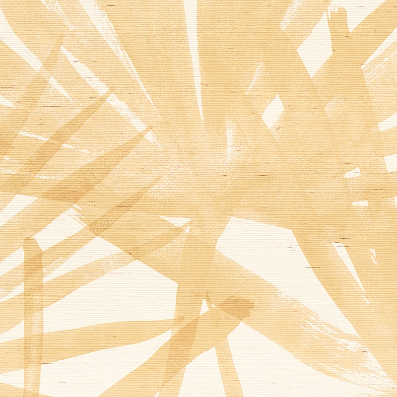 Sunlit Palm Sisal Wheat by Schumacher NATURA Collection Dreamy Palm Leaf Wallpaper – Schumacher 5012041