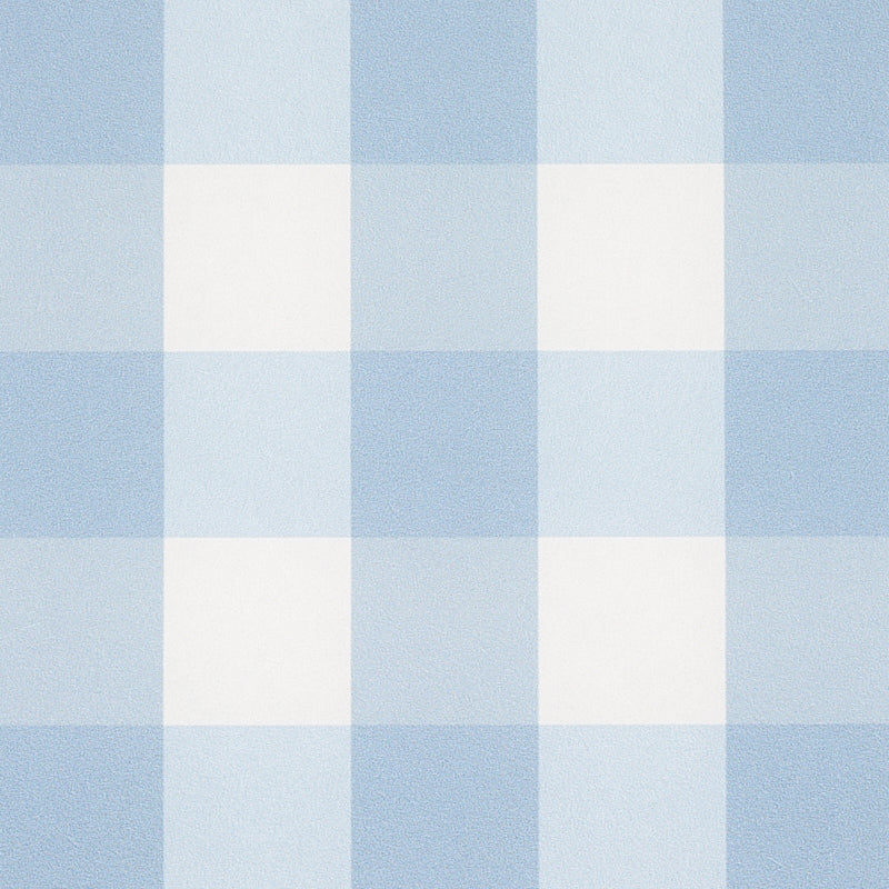 Willa Check Small Chambray Plaid Wallpaper by Schumacher – 5012360