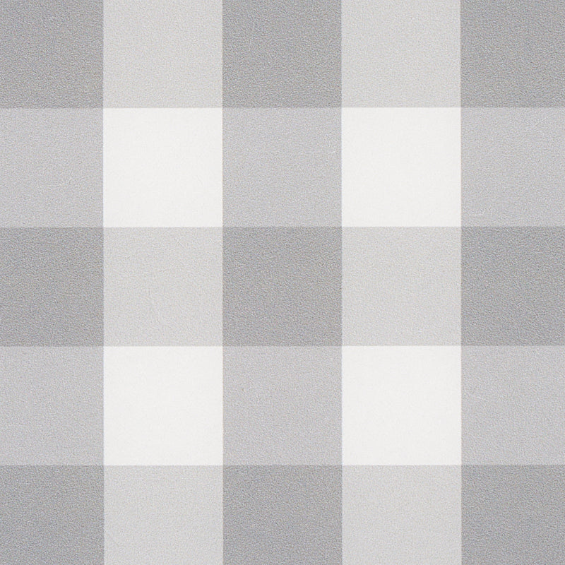 Willa Check Small Grey by Schumacher Modern Gingham Plaid Wallpaper – Schumacher 5012367