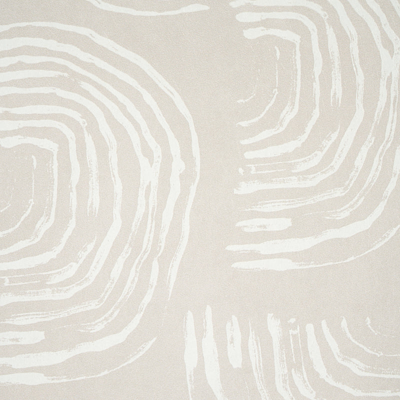 Quansoo Ivory on Neutral by Caroline Z Hurley Modern Painterly Wallpaper – Schumacher 5012401