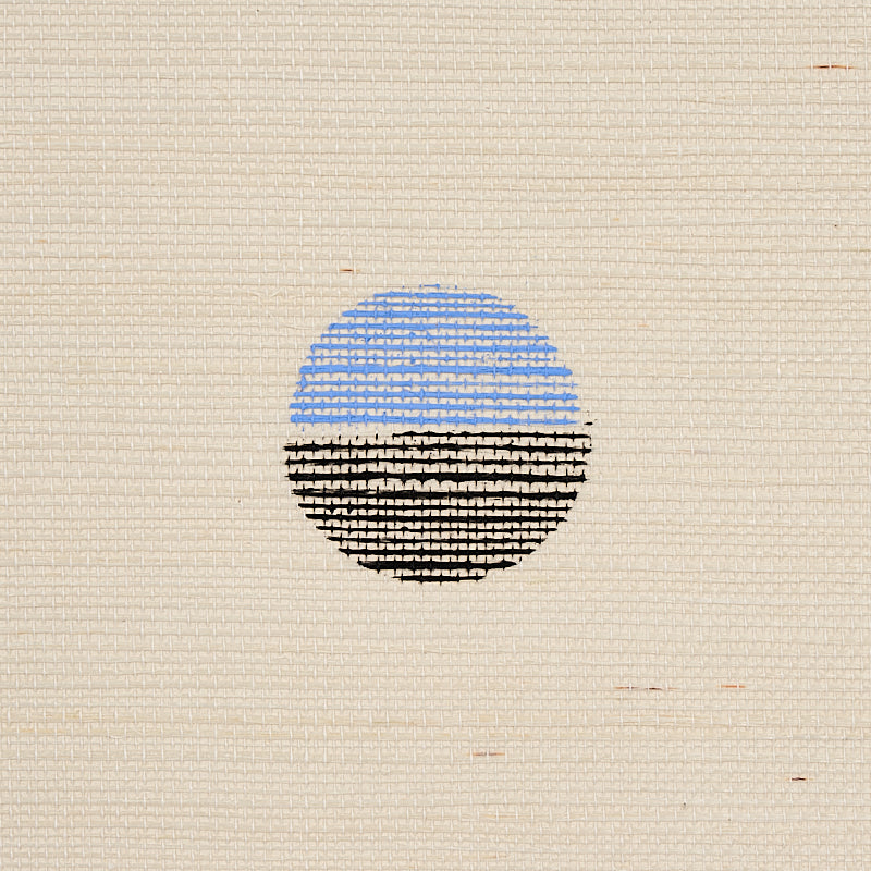 Joshua Tree Hand Printed Sisal Multi on Ivory by Caroline Z Hurley – Schumacher 5012440
