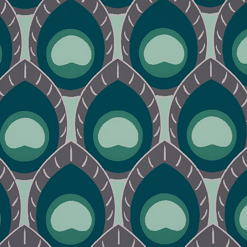Dawnridge Sage by Cristina Buckley Geometric Wallpaper – Schumacher 5012520
