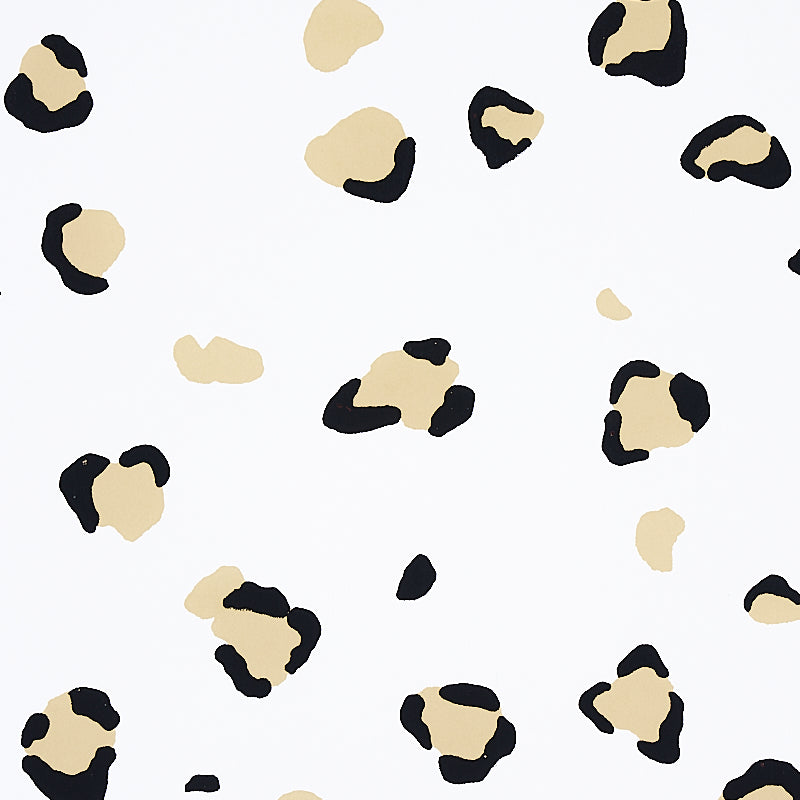 Wild at Heart Safari Ivory Animal Print Wallpaper by Cristina Buckley – Schumacher 5012550