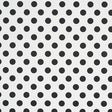 Lady Black & White Polka Dot Wallpaper by Cristina Buckley for Schumacher - SKU 5012610