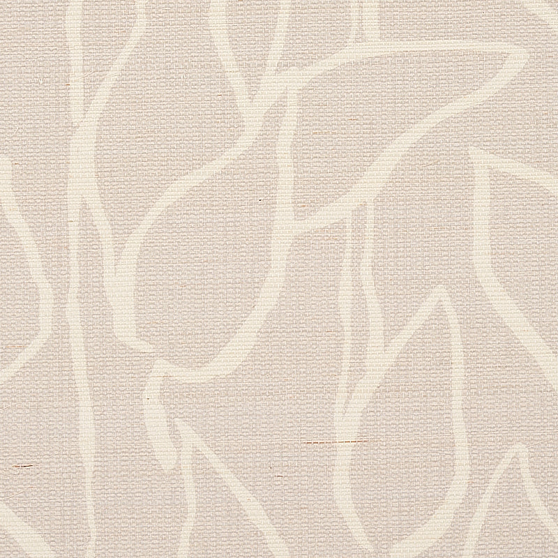 Solandra Vine Sisal Grey by Schumacher Botanical Grasscloth Wallpaper – Schumacher 5013040