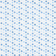 Mini Bursts by Celerie Kemble for Schumacher in blues, a small-scale polka dot watercolor effect wallpaper.