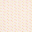 Mini Bursts wallpaper in yellow and pink by Celerie Kemble for Schumacher, featuring a playful watercolor polka dot pattern.