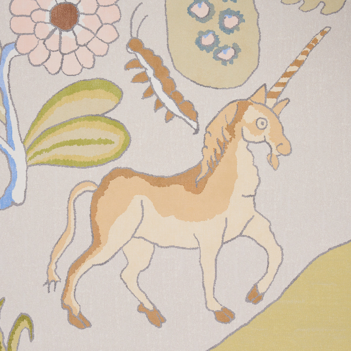 Chaucer's Forest Panel Set Alabaster by Schumacher Scenic Wall Mural Wallpaper – Schumacher 5013291
