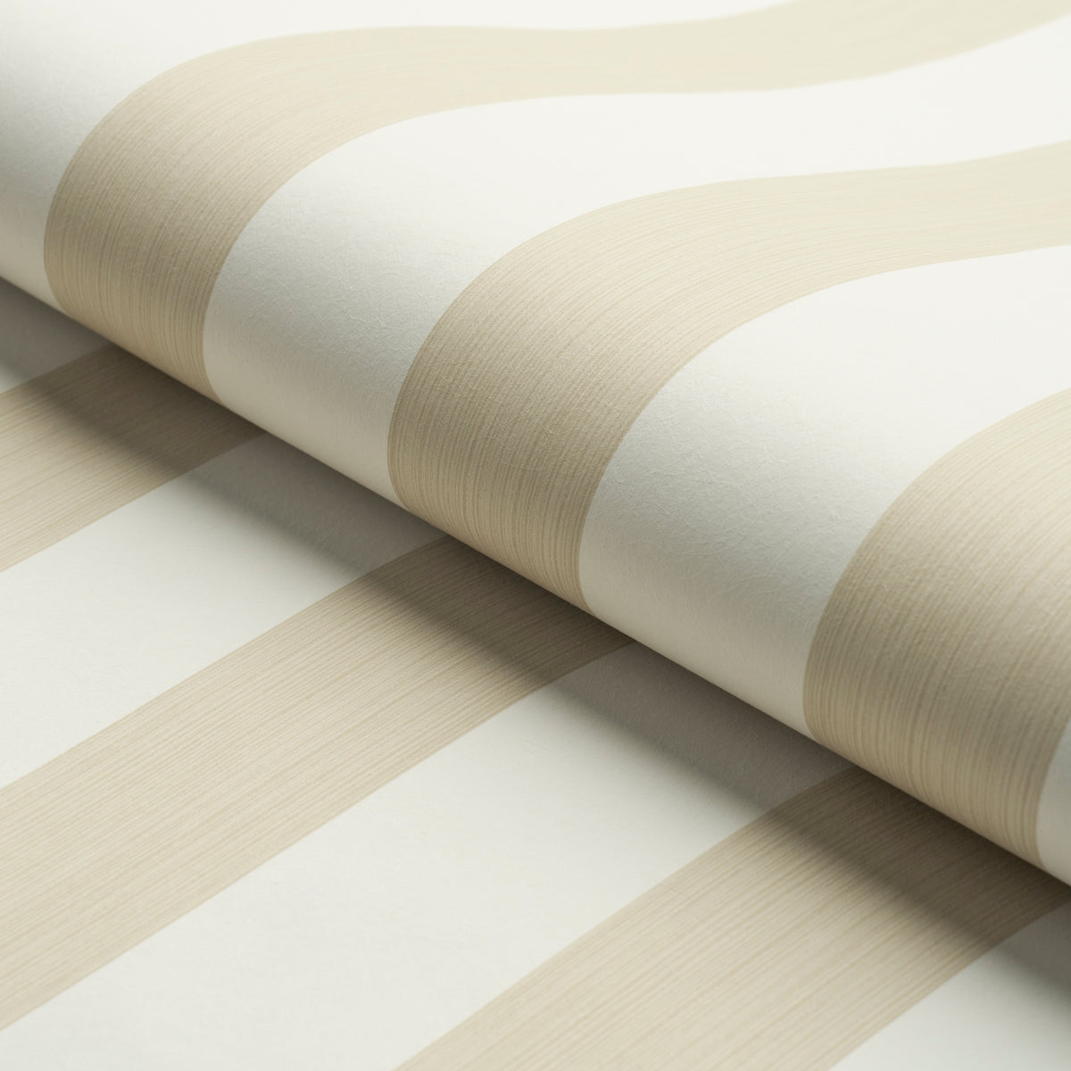 Edwin Stripe Wide Straw by Schumacher Classic Wide Stripe Wallpaper – Schumacher 5013625