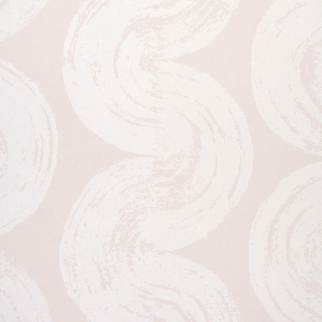 1975 Light Beige Curvilinear Stripe Wallpaper by Backdrop – Schumacher 5013672