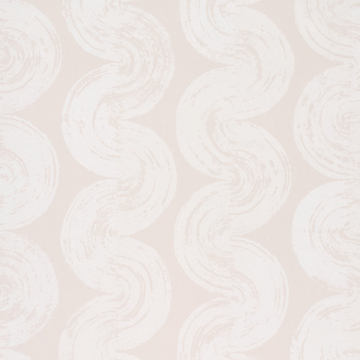 1975 Light Beige Curvilinear Stripe Wallpaper by Backdrop – Schumacher 5013672SAM
