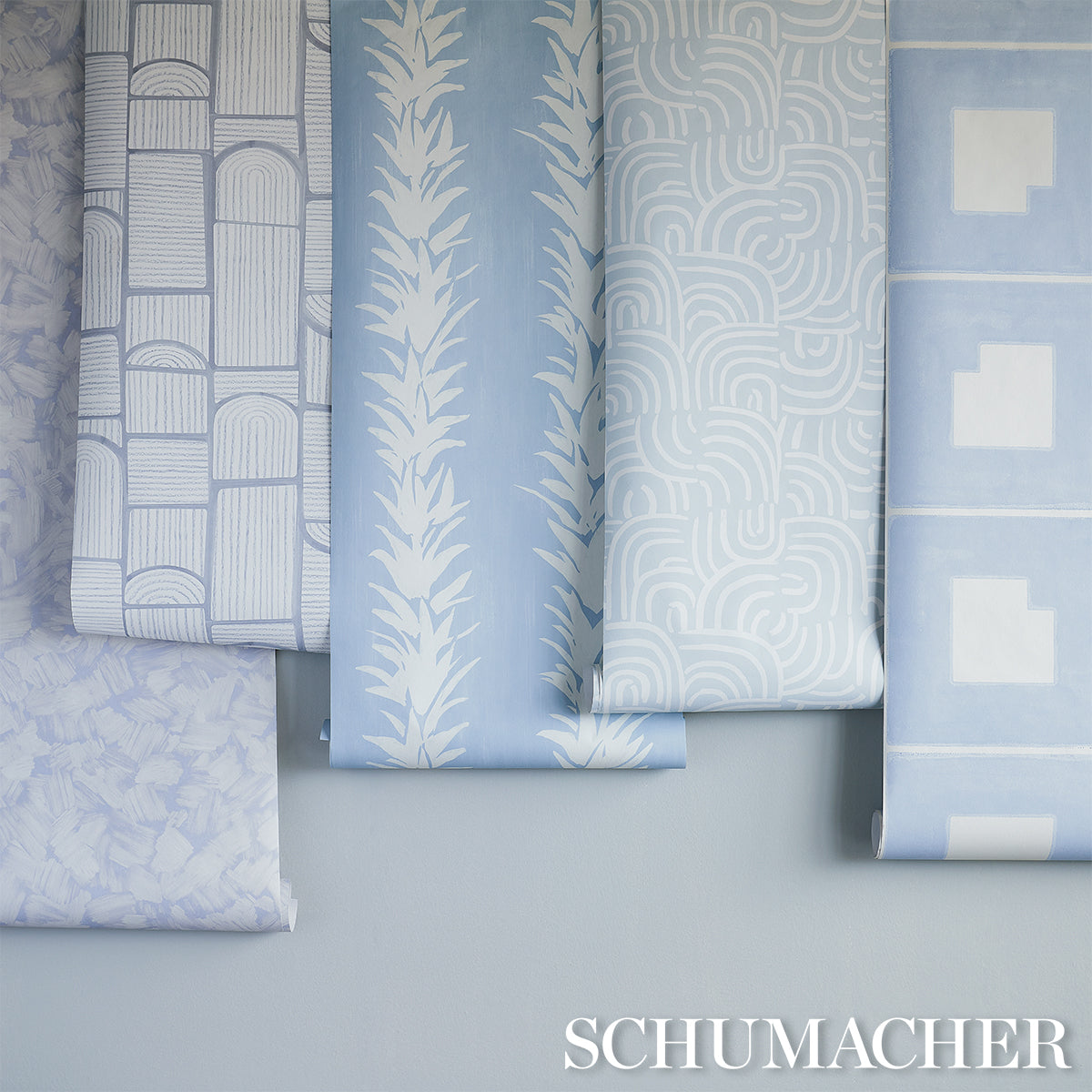 New Beat Air by Backdrop Modern Abstract Wallpaper – Schumacher 5013694