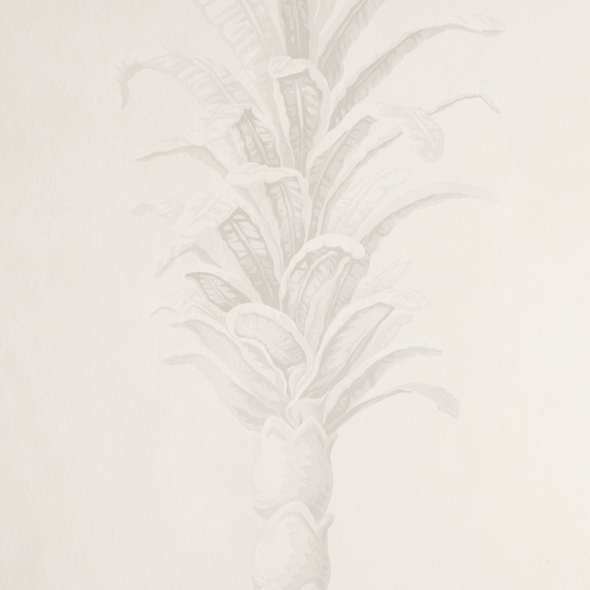 Villa Palm Panel White/Ivory by Miles Redd Botanical Wallpaper Panel – Schumacher 5013881