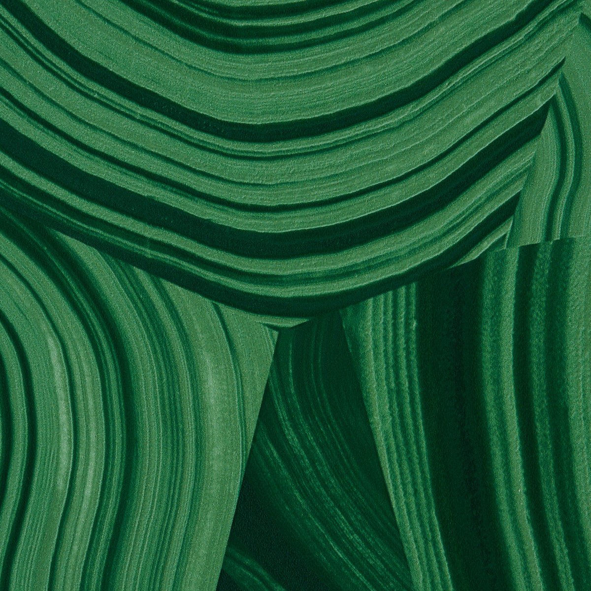 Agate Slice Malachite Green by Miles Redd Abstract Stone Wallpaper – Schumacher 5013891