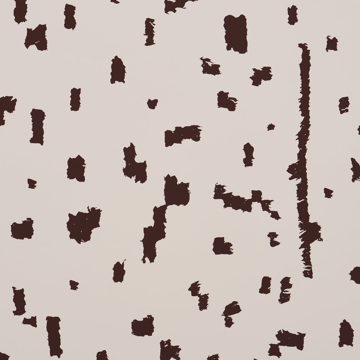 Bespotted Brown Abstract Wallpaper by Schumacher Miles Redd Collection – Schumacher 5013910