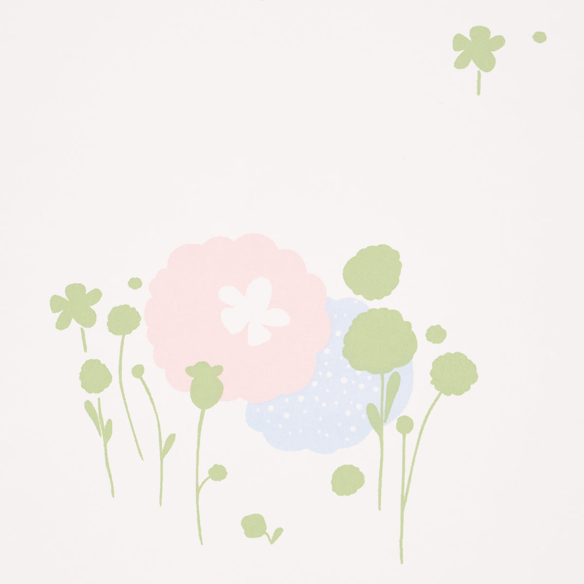 Pom Pom Forest Ivory by Marie-Chantal Delicate Floral Wallpaper – Schumacher 5014061