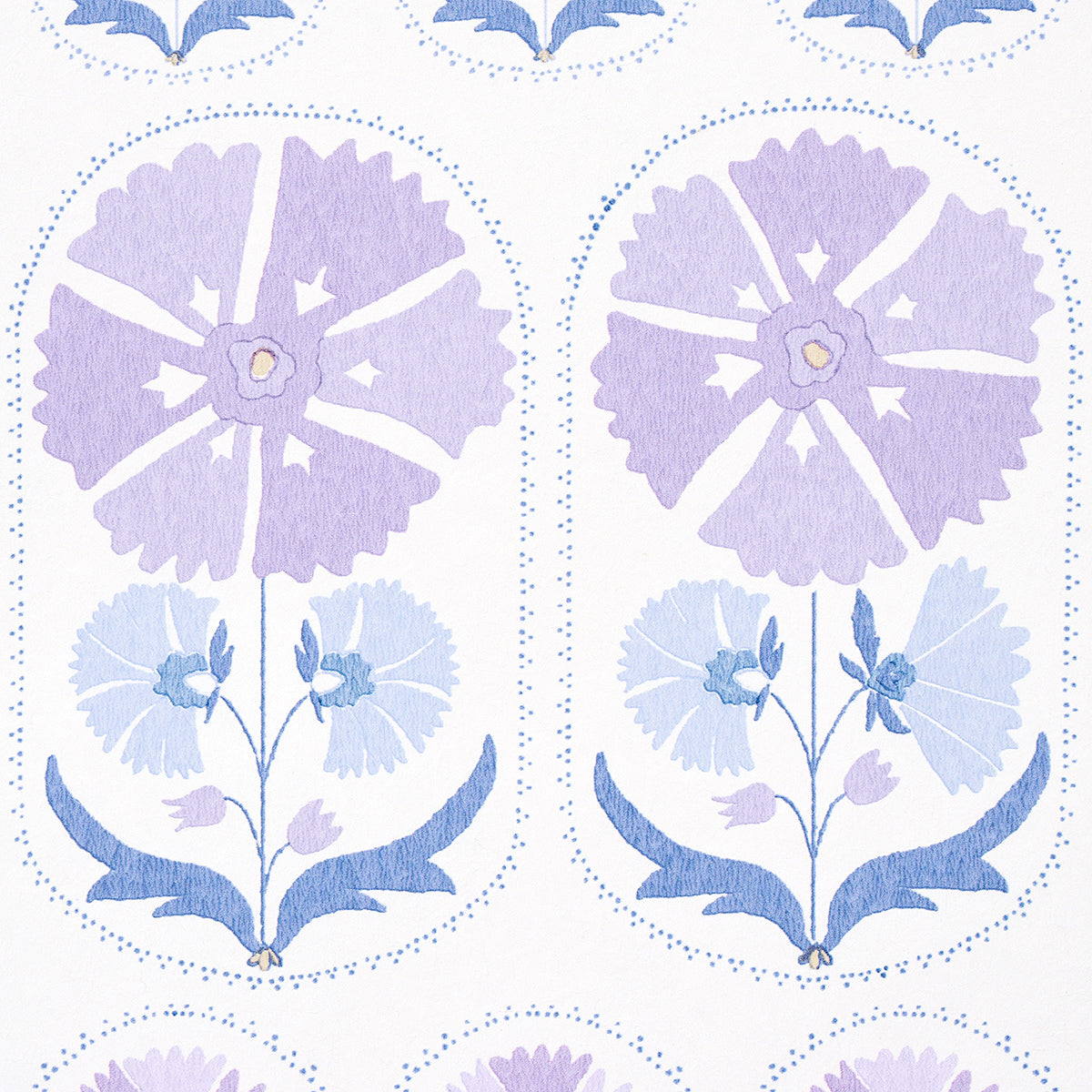 Anjuna Floral Lilac by Schumacher Bohemia Collection Wallpaper – Schumacher 5014111