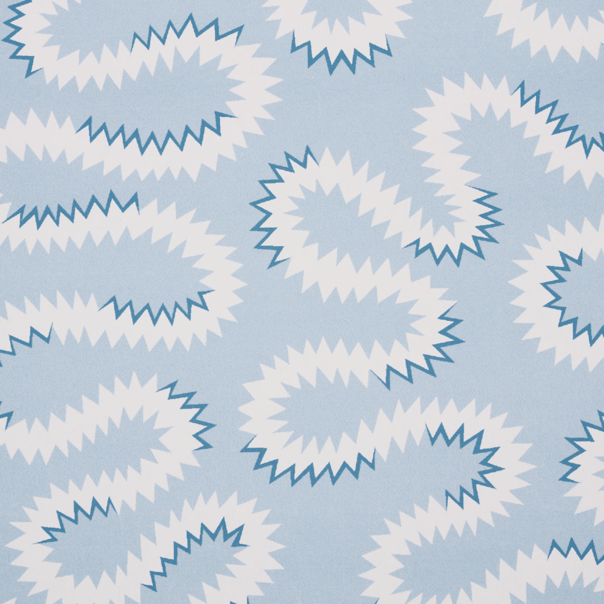 Zoelie Sky by Schumacher Modern Vermicelli Motif Wallpaper – Schumacher 5014241
