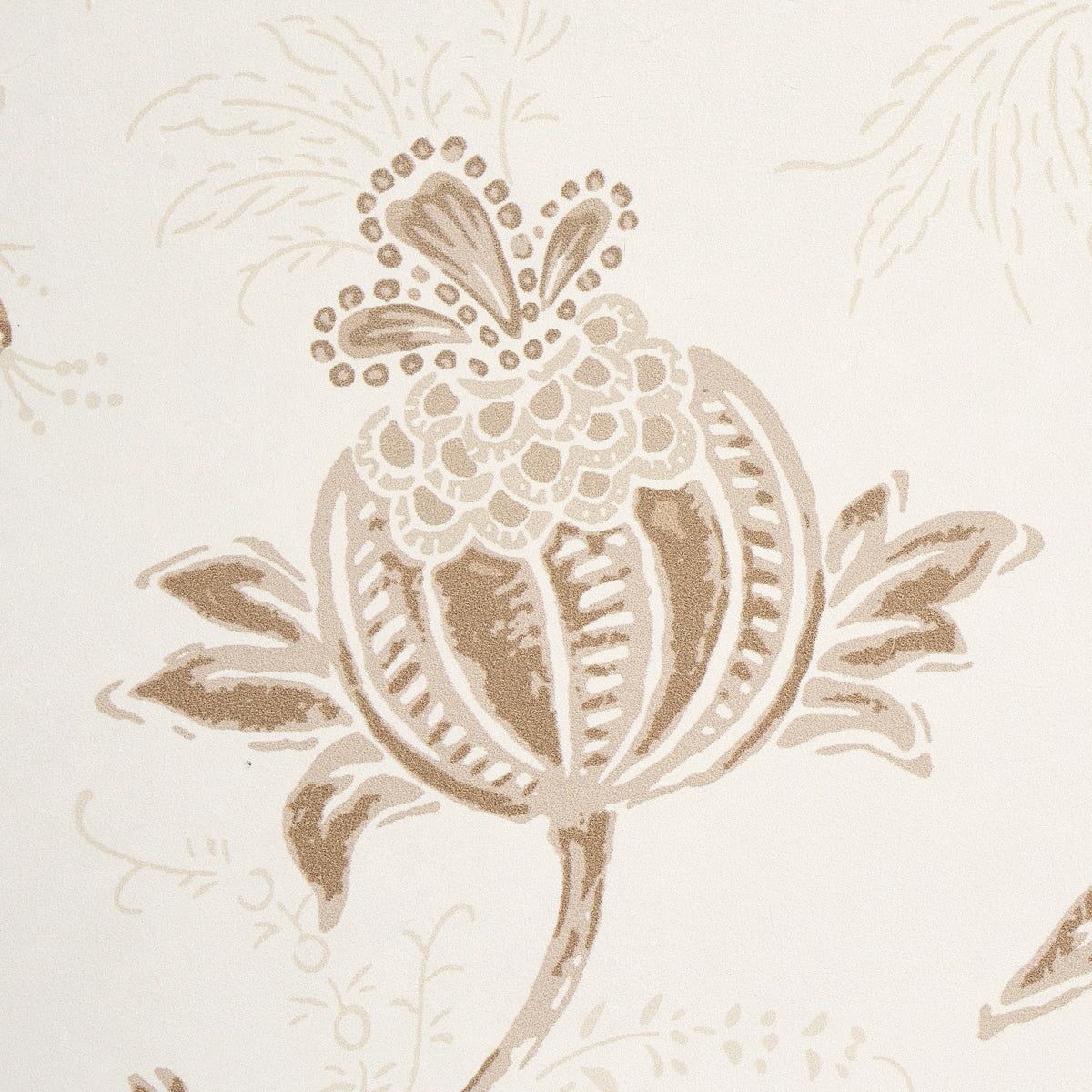 Chinoiserie Vine Neutral by Mark D. Sikes Elegant Floral Wallpaper – Schumacher 5014352