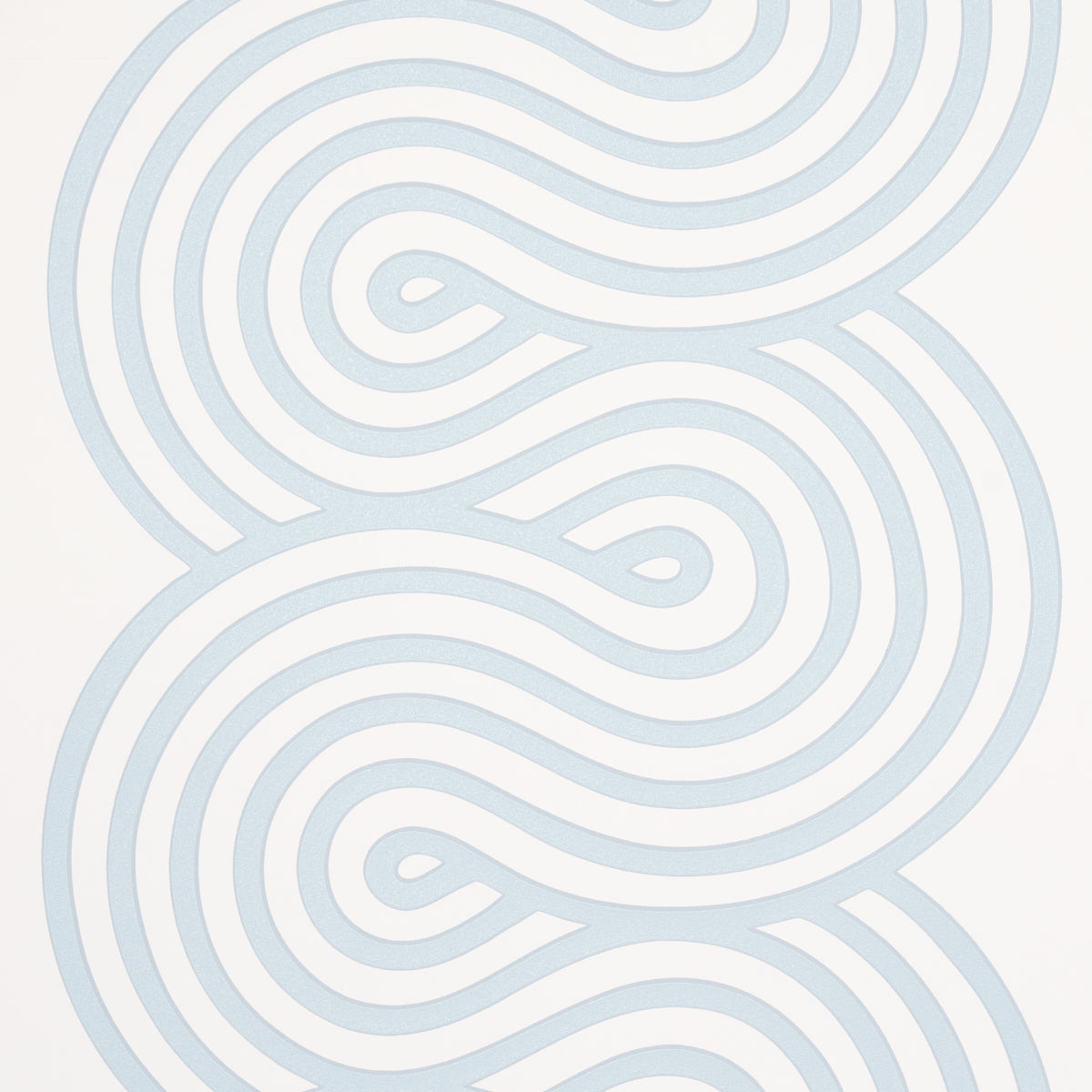 Giraldi Sky by Schumacher Modern Ribbon Stripe Wallpaper – Schumacher 5014791