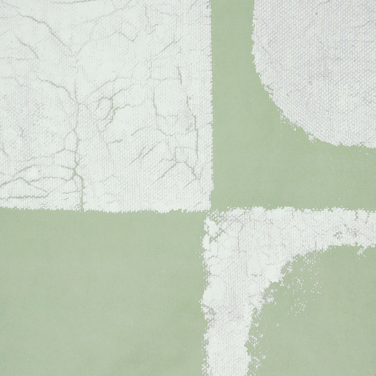 The Cloisters Panel Set Soft Green by Backdrop Abstract Architectural Mural Wallpaper – Schumacher 5014901