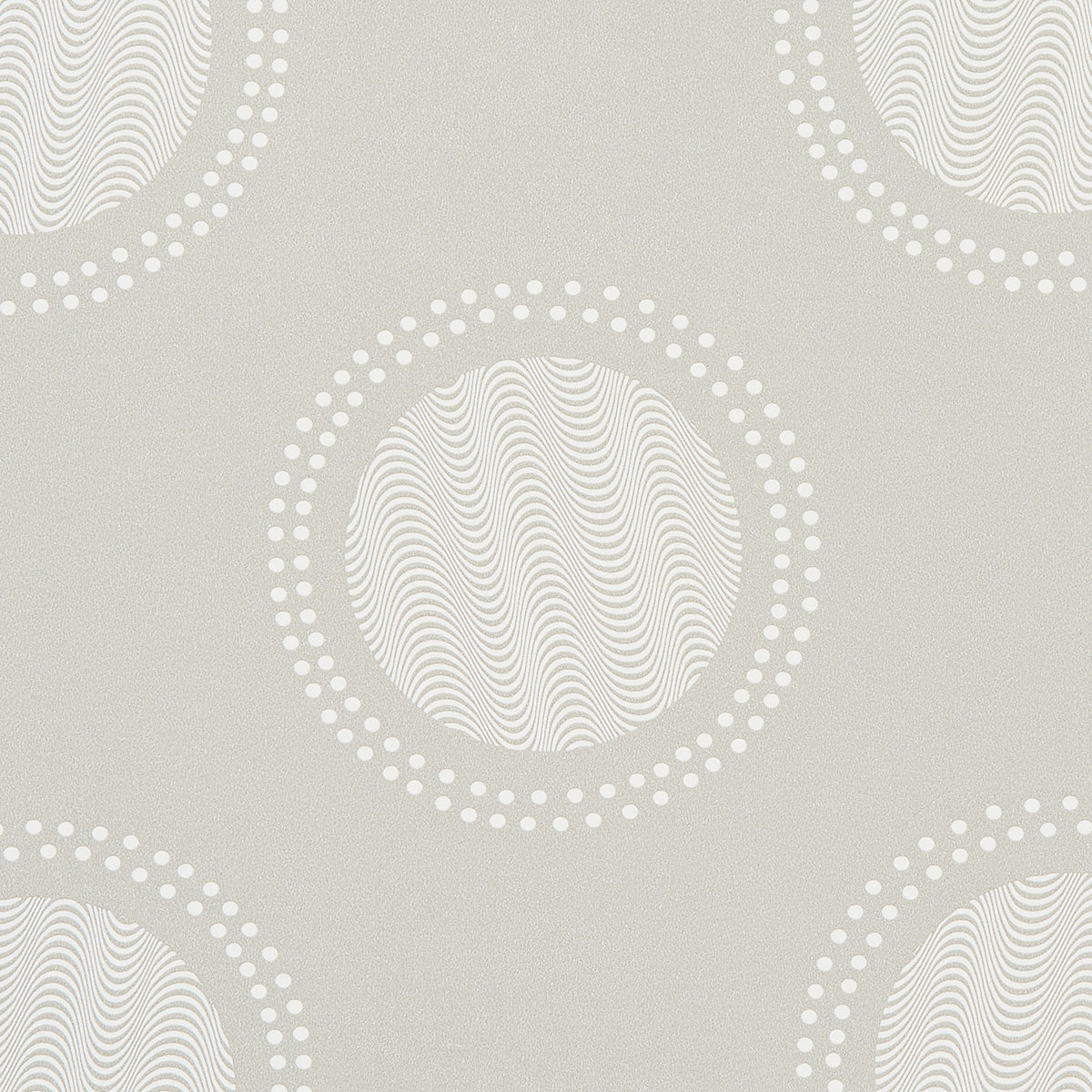 Watermark Powder Grey by Neisha Crosland Modern Geometric Wallpaper – Schumacher 5015010