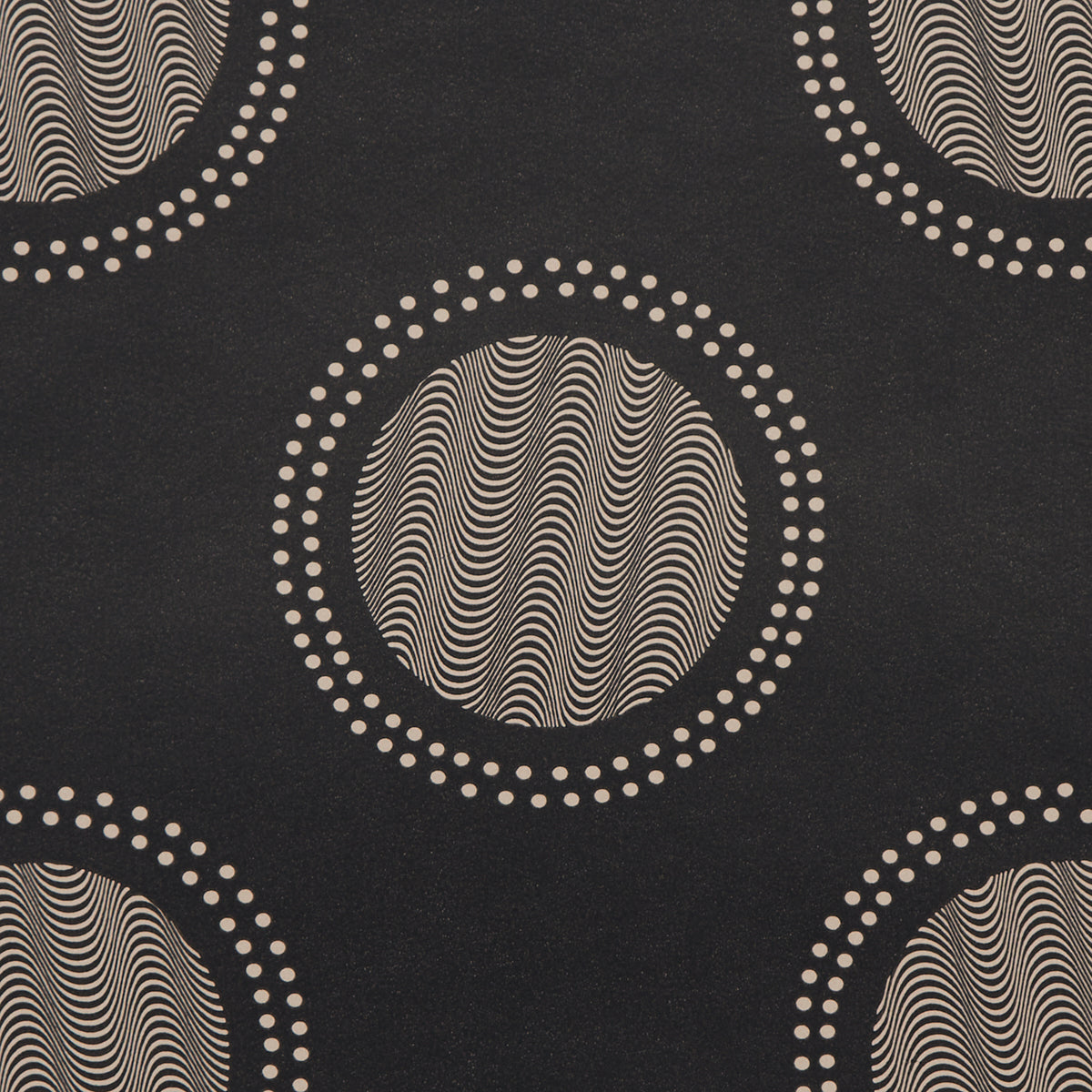 Watermark Black & White by Neisha Crosland Modern Geometric Wallpaper – Schumacher 5015012