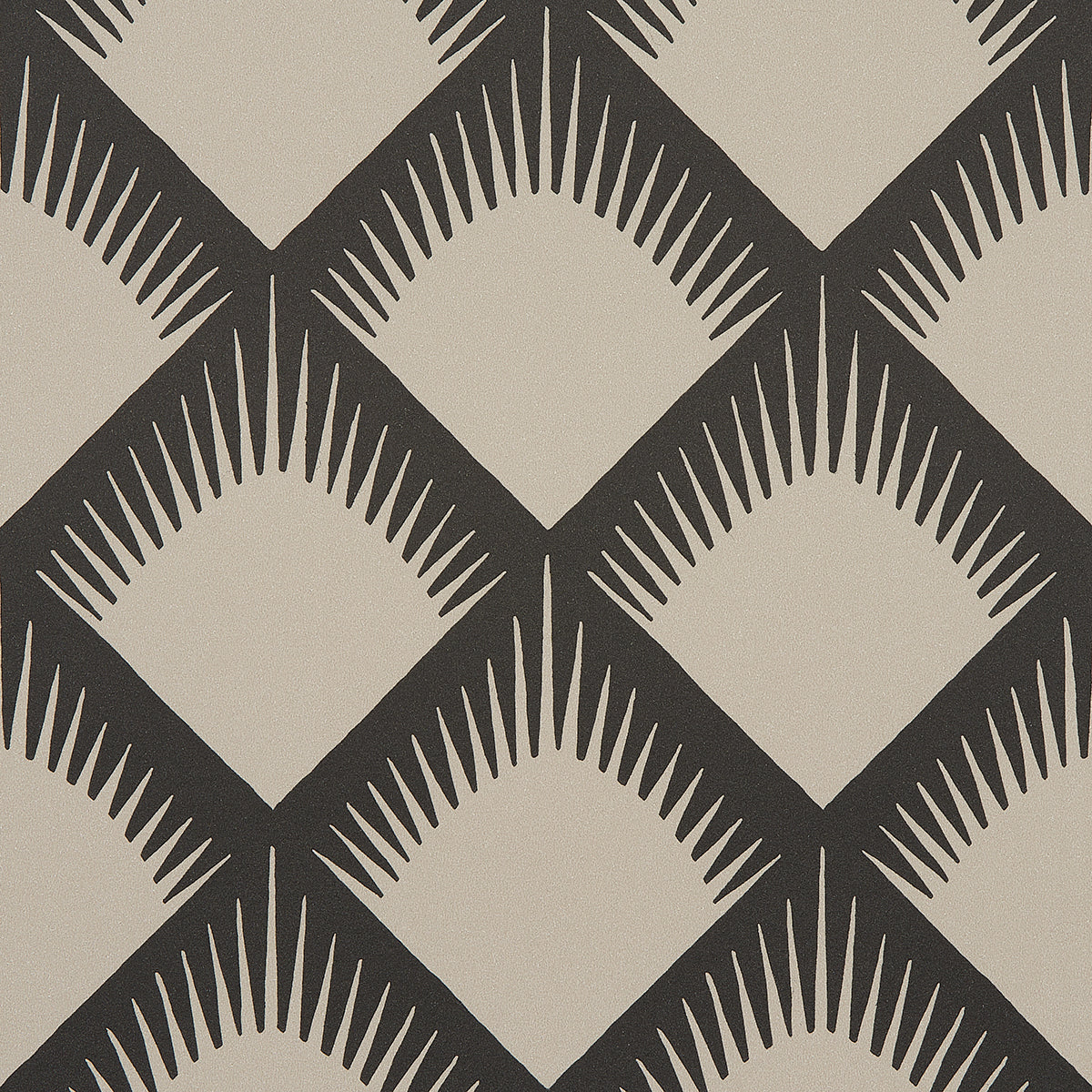 Maize Black & Cream Trellis Wallpaper by Neisha Crosland – Schumacher 5015040