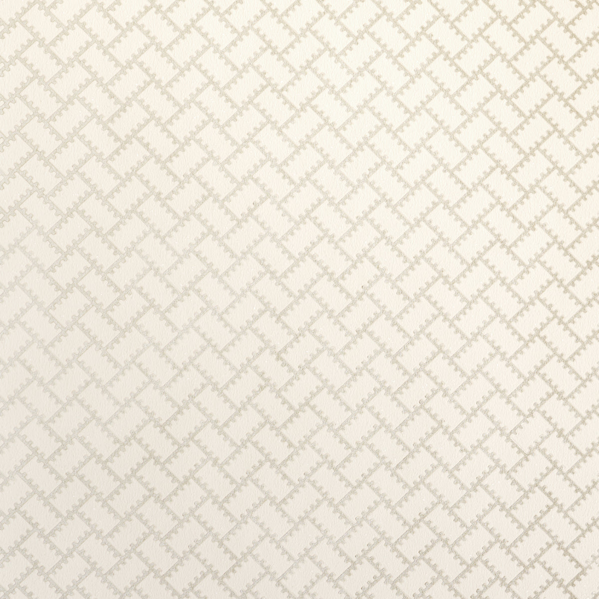 Parterre gold wallpaper by Neisha Crosland for Schumacher, featuring a small-scale herringbone pattern inspired by Moroccan architectural details.