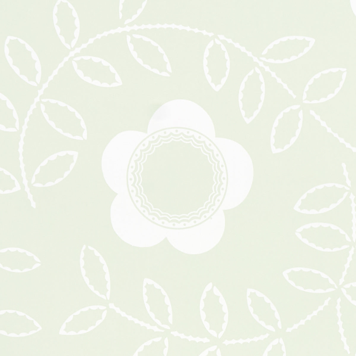 TUDOR ROSE Pistachio by Schumacher Large-Scale Floral Wallpaper – 5015101