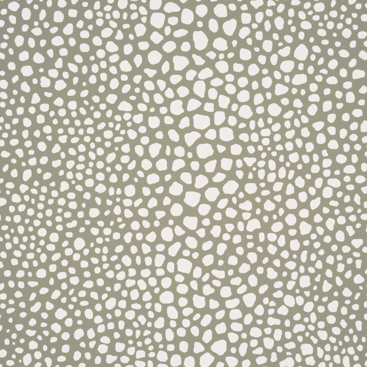Fickle Texture wallpaper in Kelp by Celerie Kemble for Schumacher, a luxe, medium-scale shagreen pattern wallcovering.