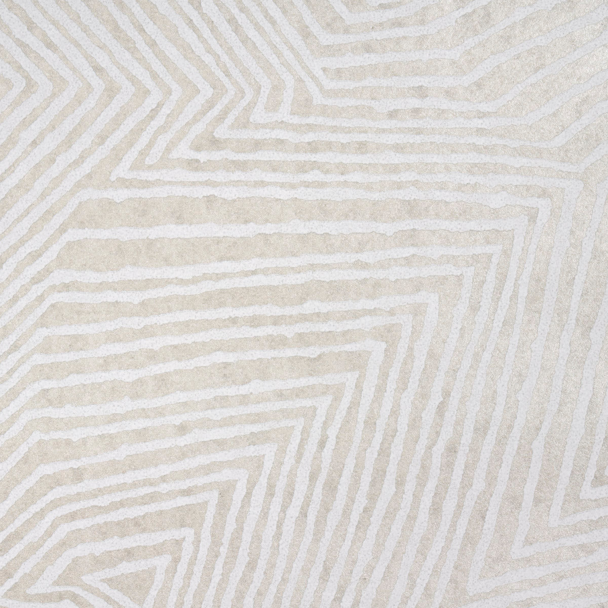 Labyrinth Grand Soft Silver by Schumacher Modern Geometric Wallpaper – Schumacher 5015432
