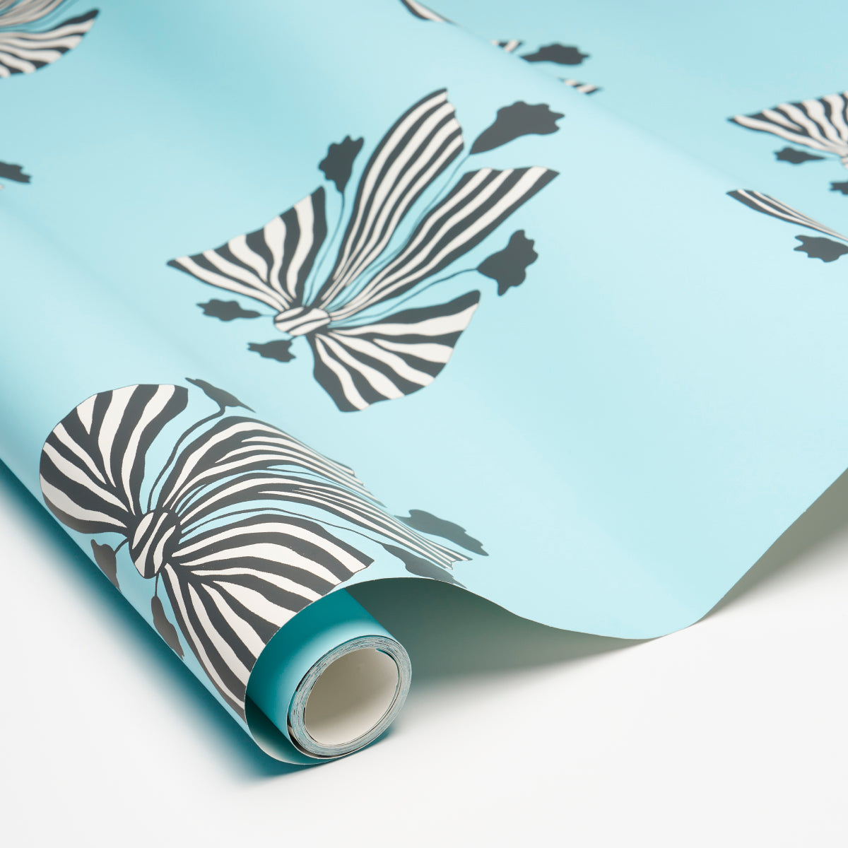 Bow-Wow-Wow Aqua by Schumacher Marian McEvoy Collection Wallpaper – Schumacher 5015470