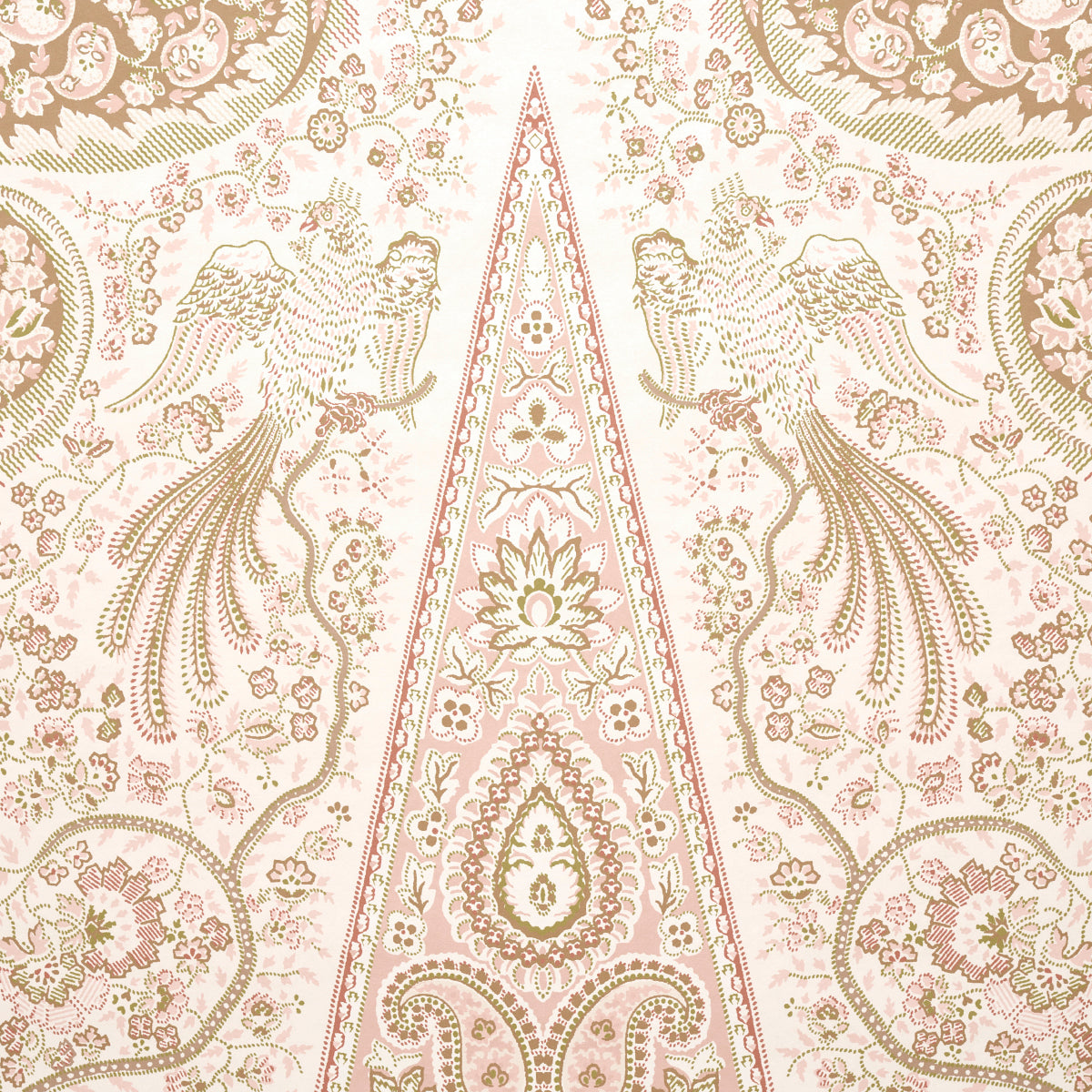 Colmery Paisley Panel Set in Petale by Schumacher Large-Scale Paisley Wallpaper Panel – Schumacher 5015512