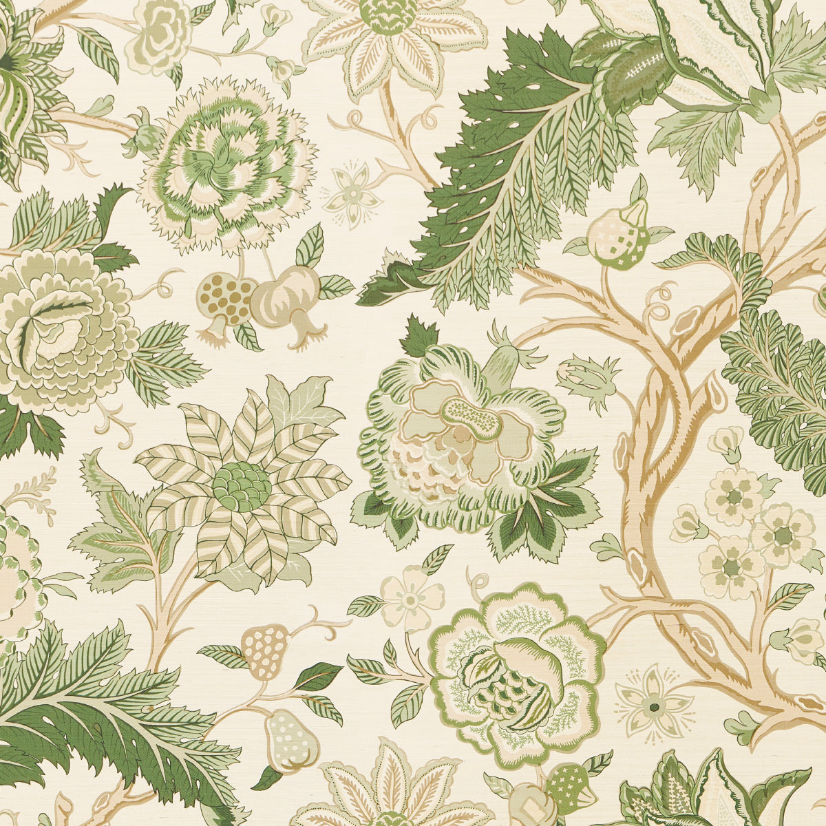 Darsy Tree of Life Sisal Panel Set Leaf by Schumacher Botanical Wallpaper – Schumacher 5015631