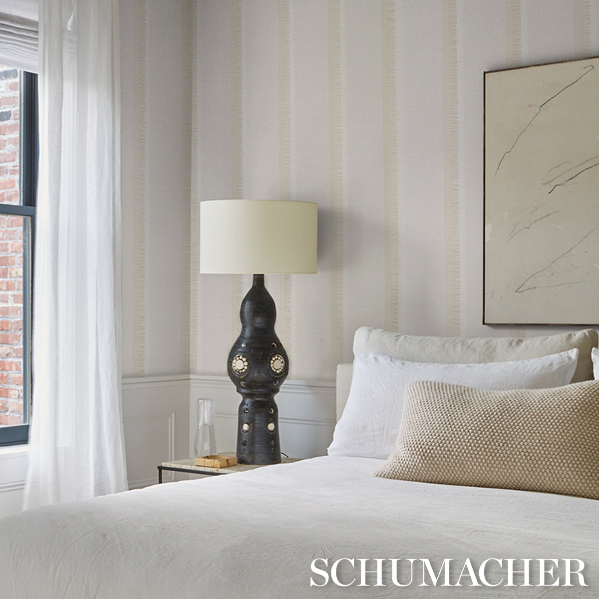 Axel Fringe Wallcovering Parchment by Schumacher – Patterson Flynn 5015712