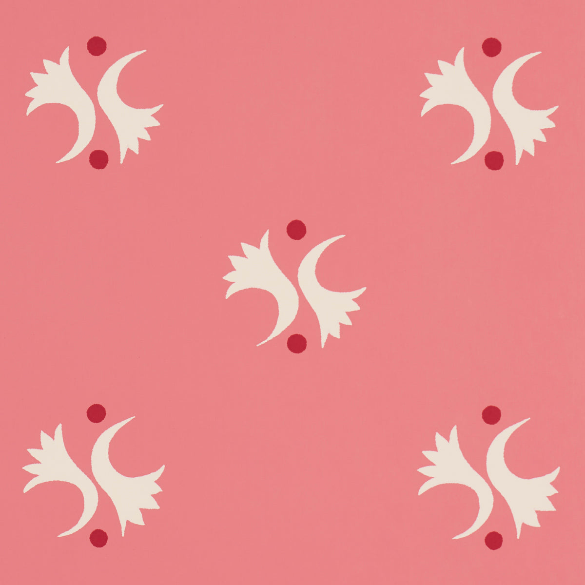 LAVIGNE Rouge by Schumacher Playful Abstract Wallpaper – Schumacher 5015730