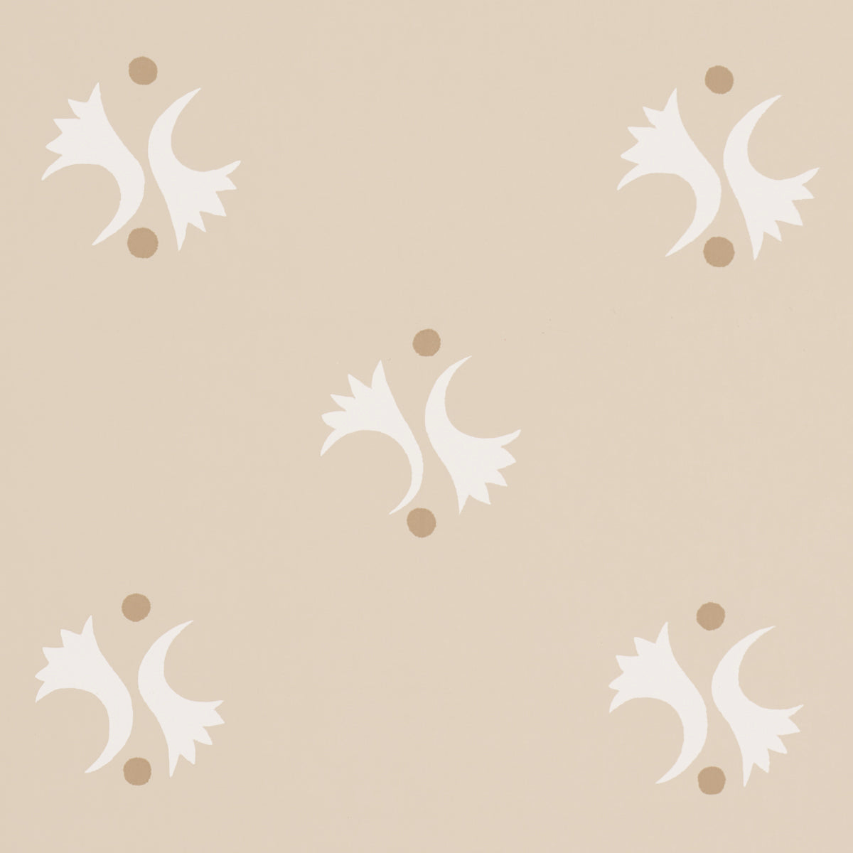 LAVIGNE Natural by Schumacher Modern Abstract Wallpaper – Domino Effect Collection 5015731