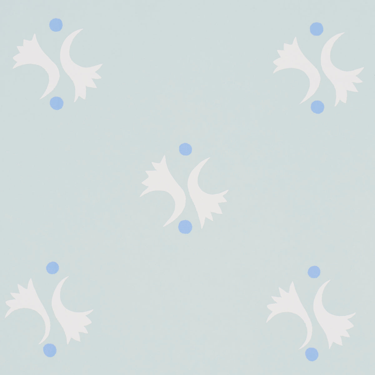 LAVIGNE Sky by Schumacher Domino Effect Collection Wallpaper – Schumacher 5015732
