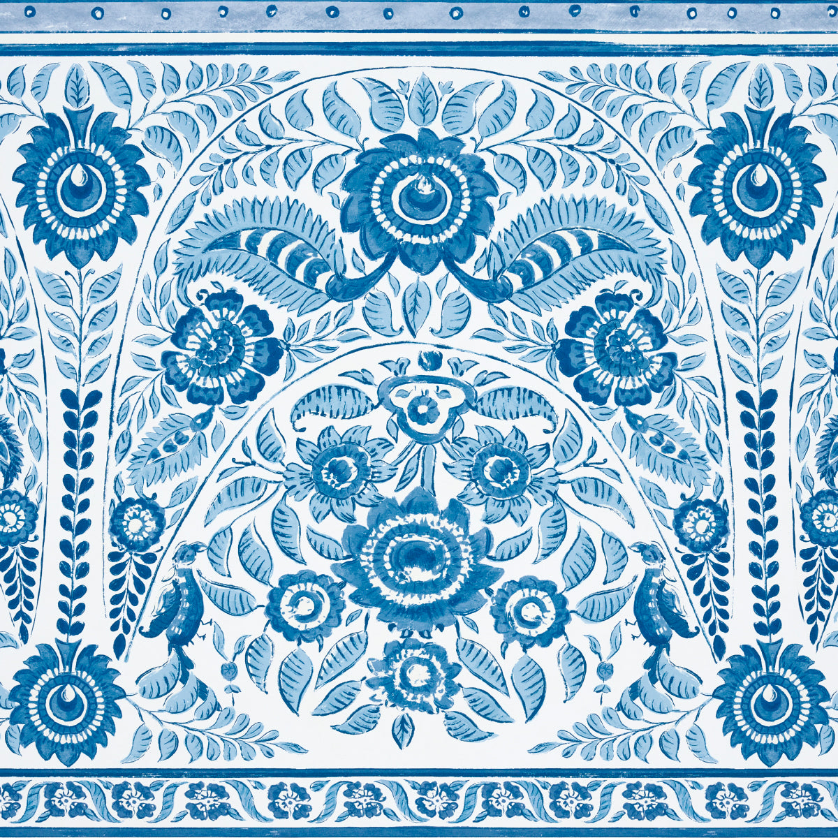 Montecito Panel Set Indigo by Mark D. Sikes – Schumacher 5015830