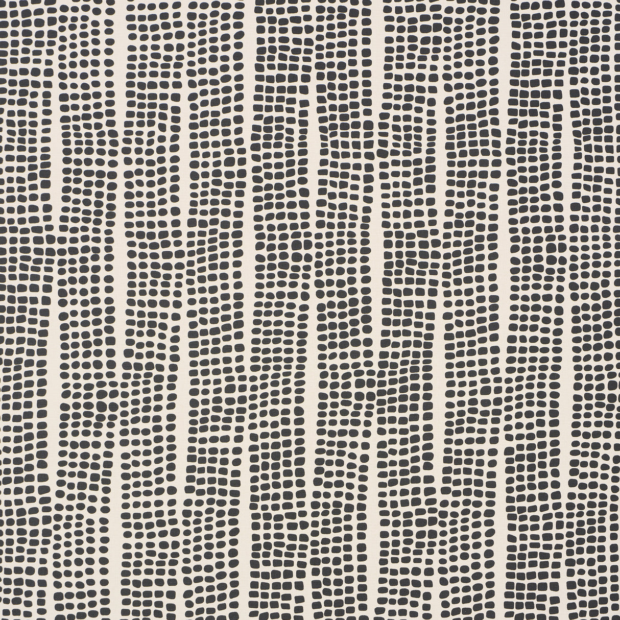 Noland Vinyl wallpaper in Carbon by Schumacher, featuring an embossed vinyl with a linen-like texture and abstract stripe pattern.