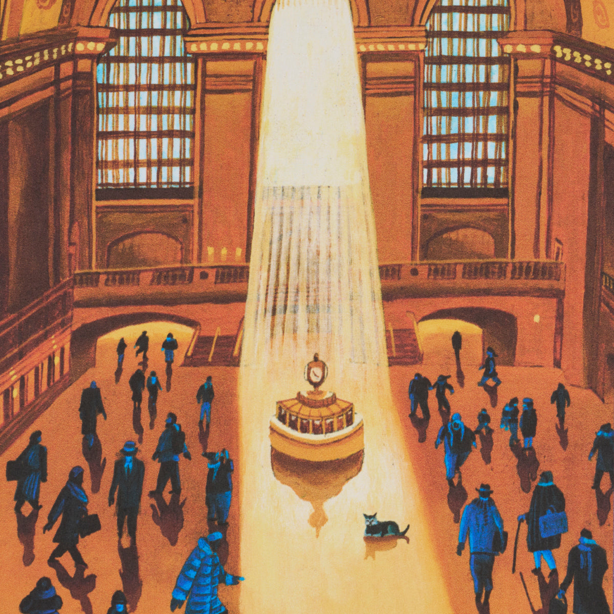 The New Yorker City-View Covers Multicolor Collage by Schumacher – 5016160