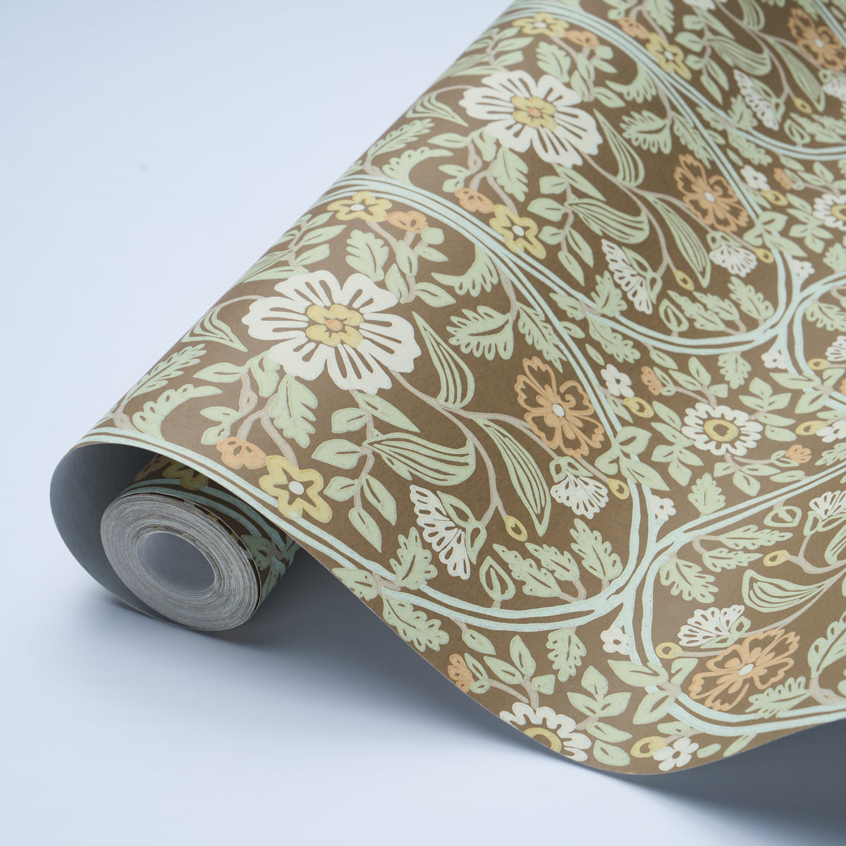 Garden Guild Sage Botanical Floral Wallpaper – Schumacher 5016272