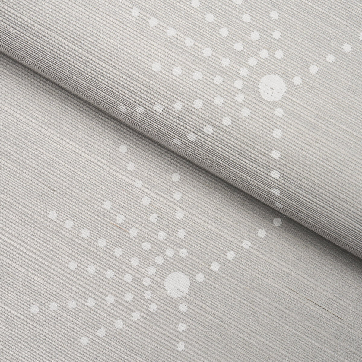 Royère Stripe Sisal Dove by Schumacher Art Deco Stripe Sisal Wallpaper – Schumacher 5016720